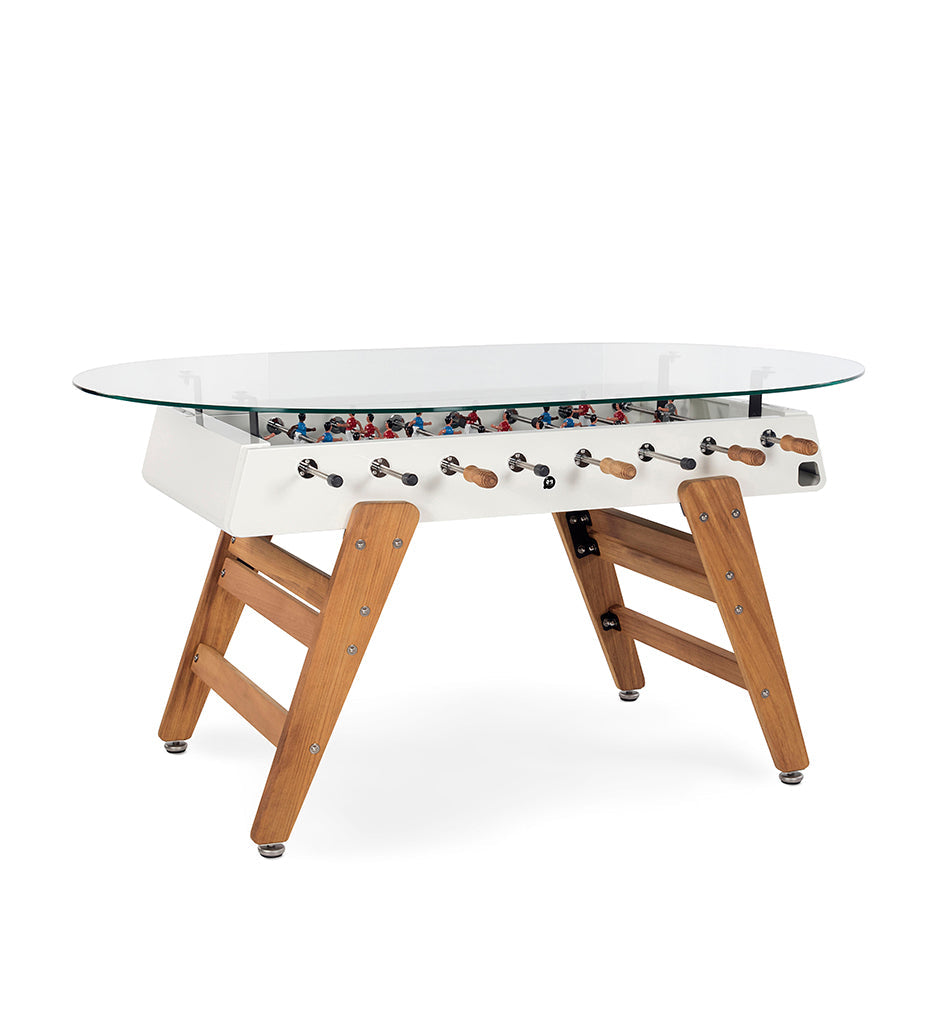 RS Barcelona RS3 Wood Dining Foosball Table - Oval