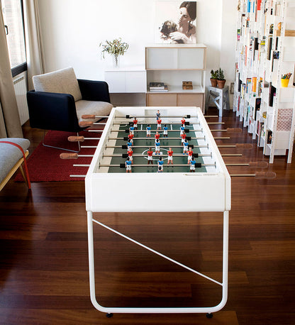 lifestyle, RS Barcelona RS3 Foosball Table - White Frame RS3-1N