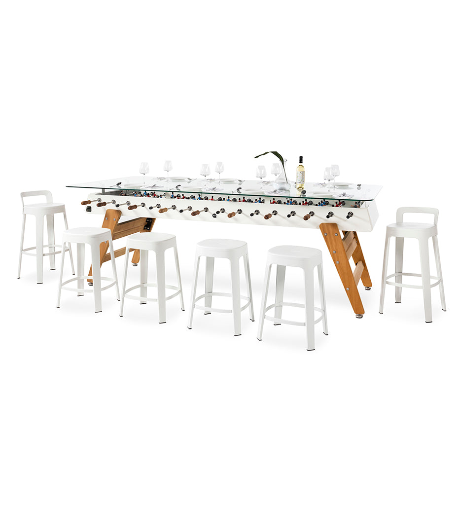 lifestyle, RS Barcelona RS Max Dining Counter Bar Table - White Frame 