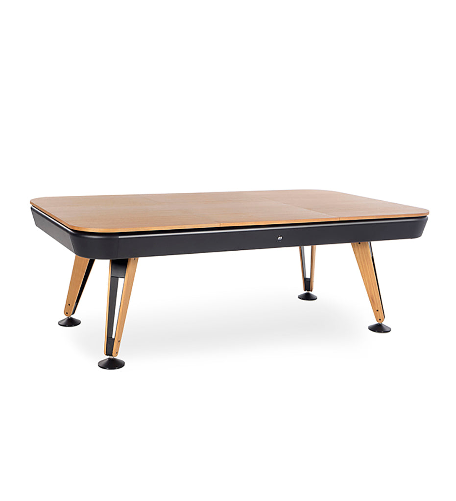 RS Barcelona Diagonal 7' Pool Table Dining Top Iroko