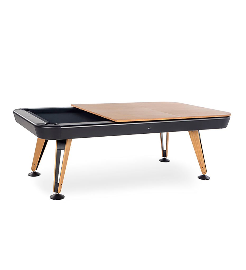 RS Barcelona Diagonal 7' Pool Table Dining Top Iroko