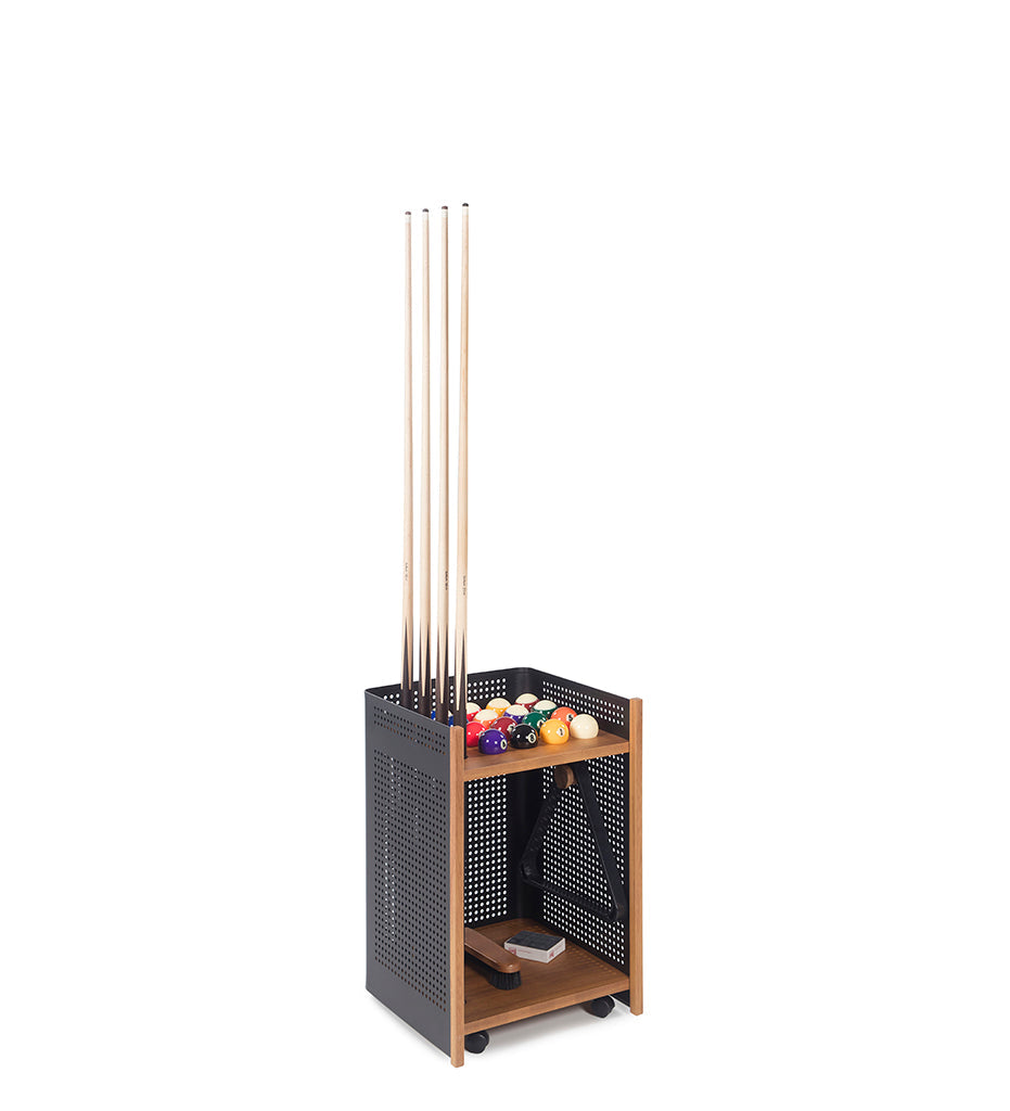 RS Barcelona Mou Outdoor Floor Cue Rack - Iroko