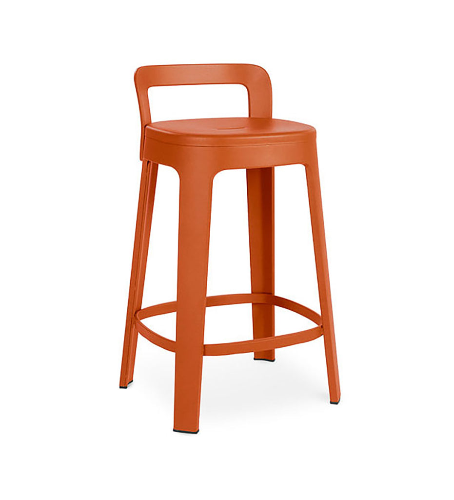 RS Barcelona Ombra Bar Stool - Backrest - Terracotta