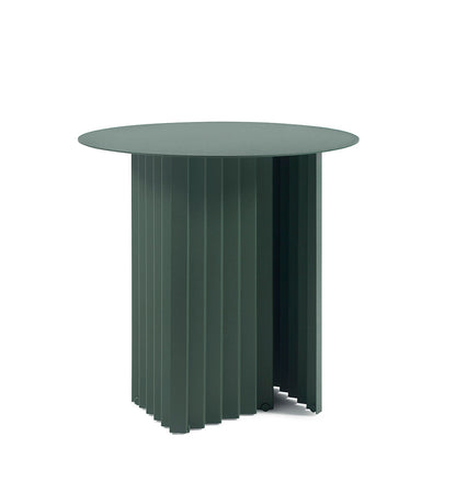 RS Barcelona Plec Small Round Cocktail Table - Steel Top