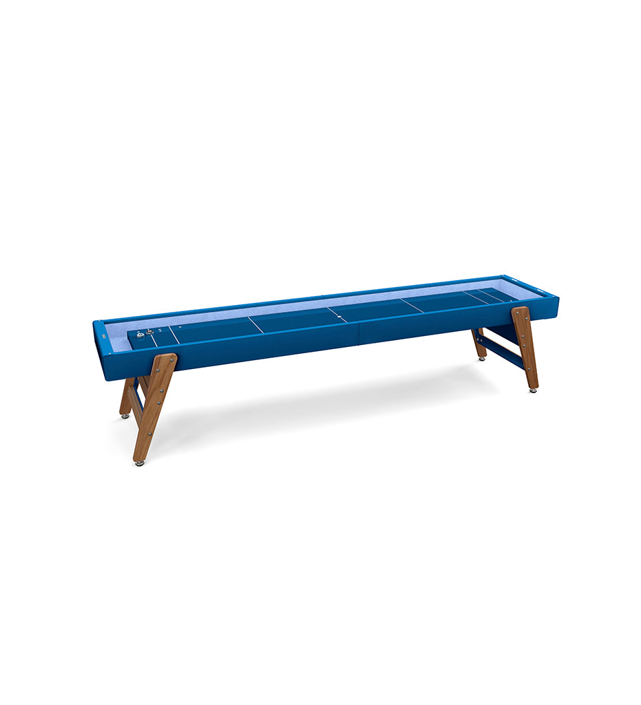 RS Barcelona Track Shuffleboard Table - 9 Feet - Blue