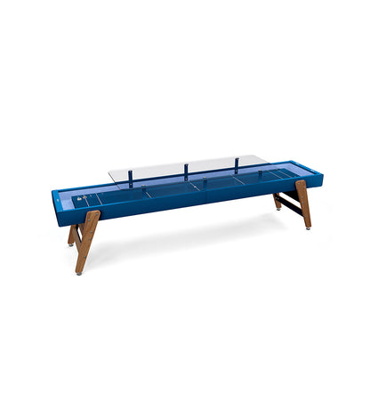 RS Barcelona Track Dining Shuffleboard Table - 9 Feet - Blue