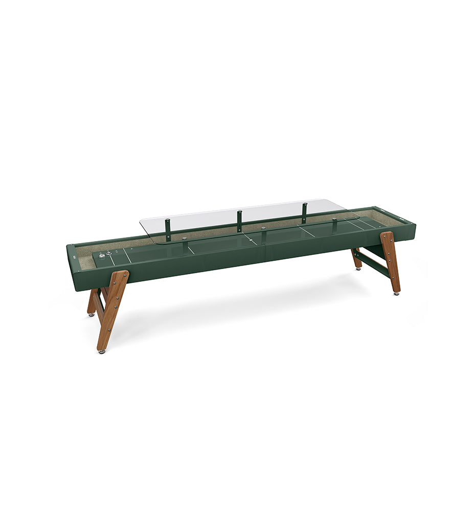 RS Barcelona Track Dining Shuffleboard Table - 12 Feet - Green