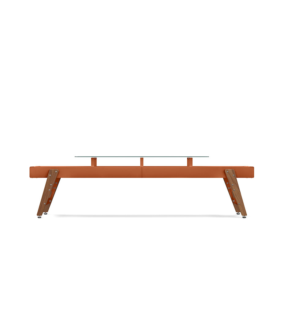 RS Barcelona Track Dining Shuffleboard Table - 12 Feet - Terracotta