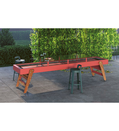 lifestyle, RS Barcelona Track Dining Shuffleboard Table - 12 Feet -