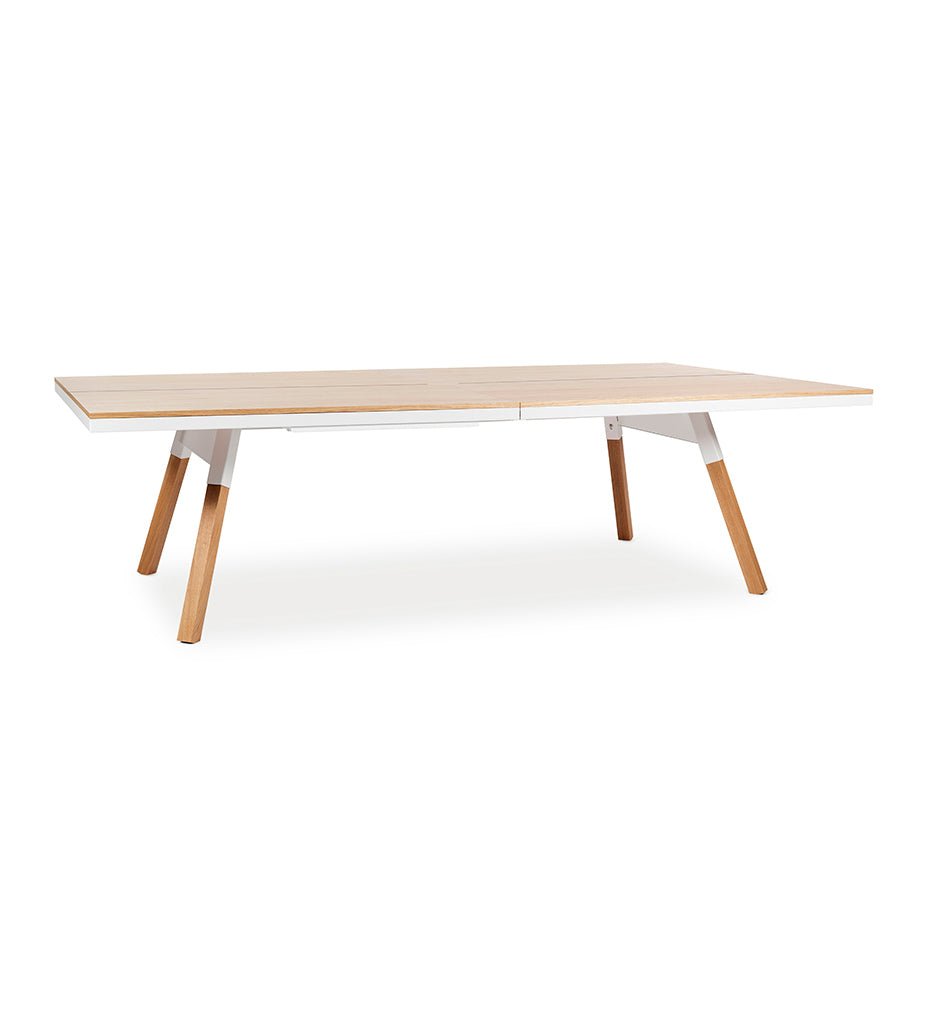 RS Barcelona You and Me Standard Indoor Ping Pong Table - Oak