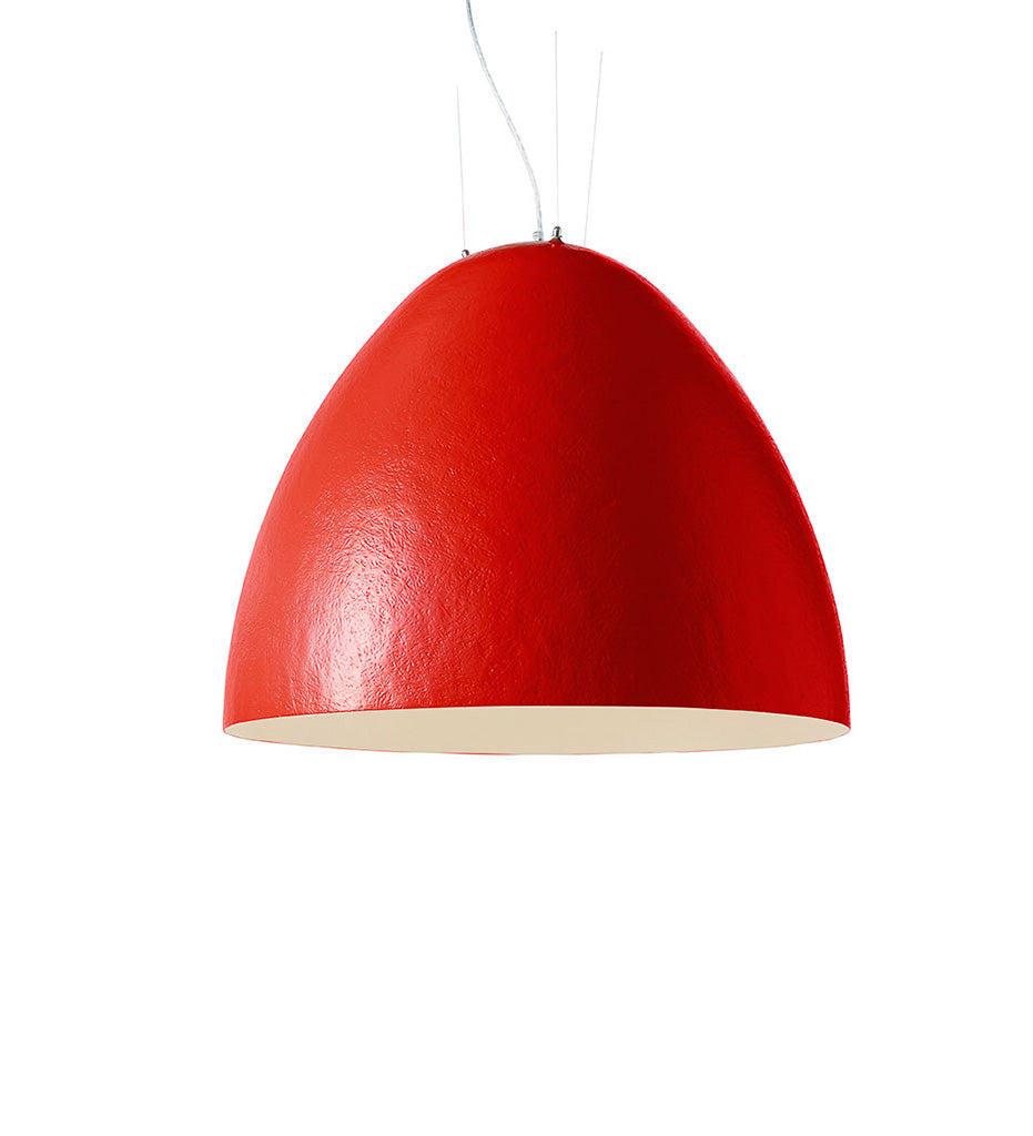 Slide Plume Pendant -Rubine Red