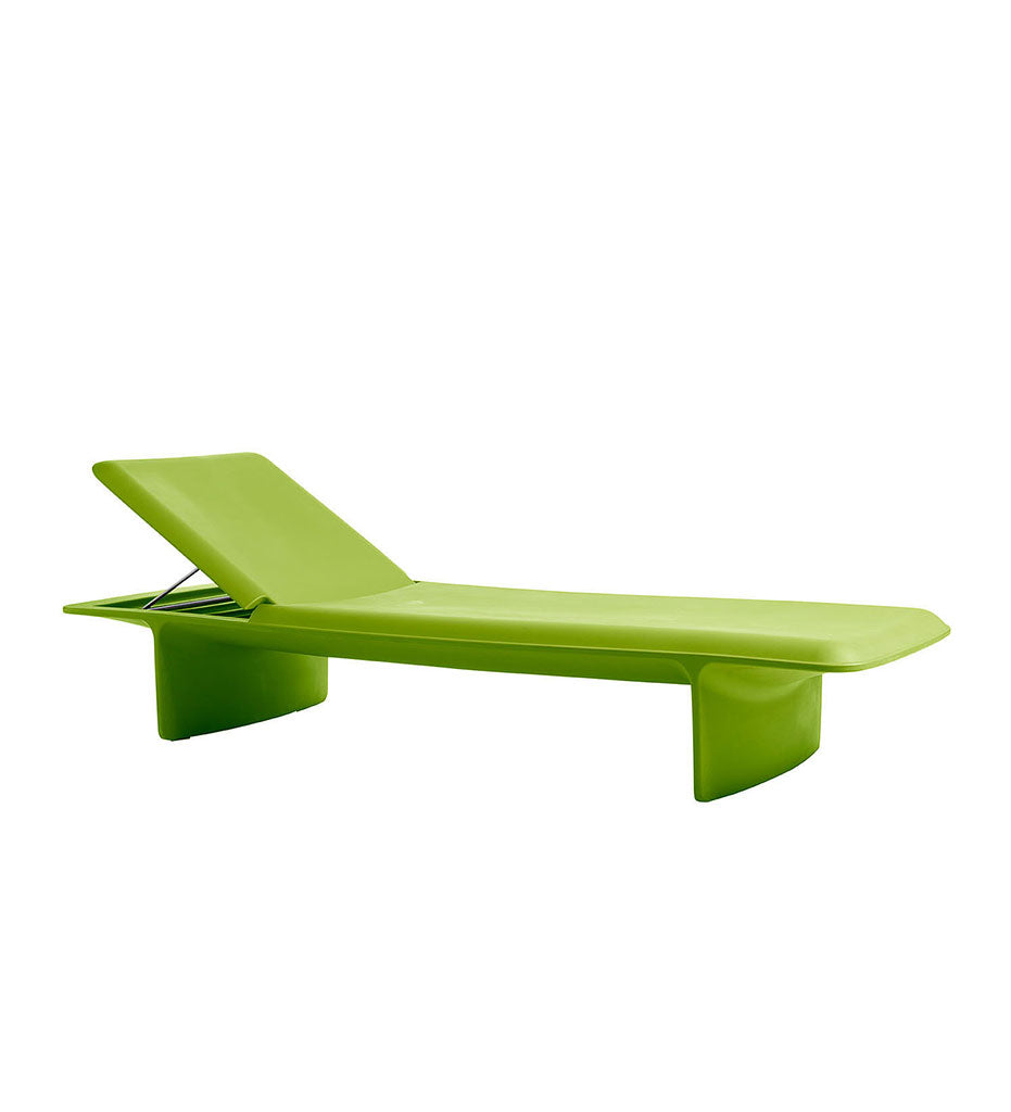 Slide Ponente Sun Lounger - Lime Green