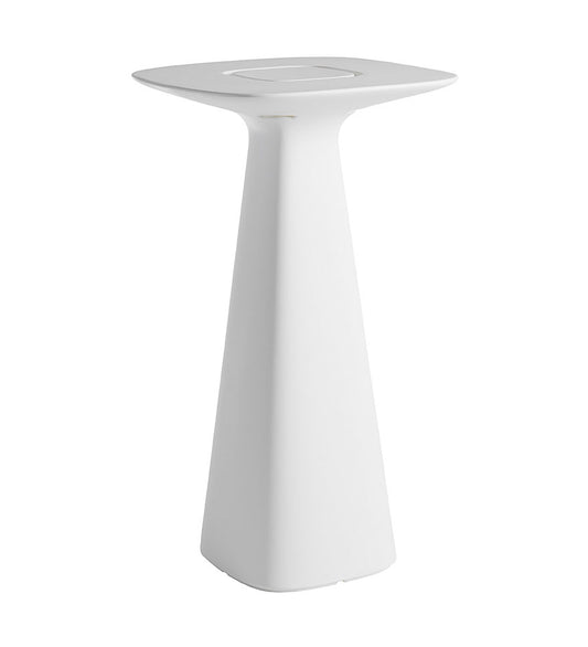 Slide Amelie Up Bar Table - Lacquered - White