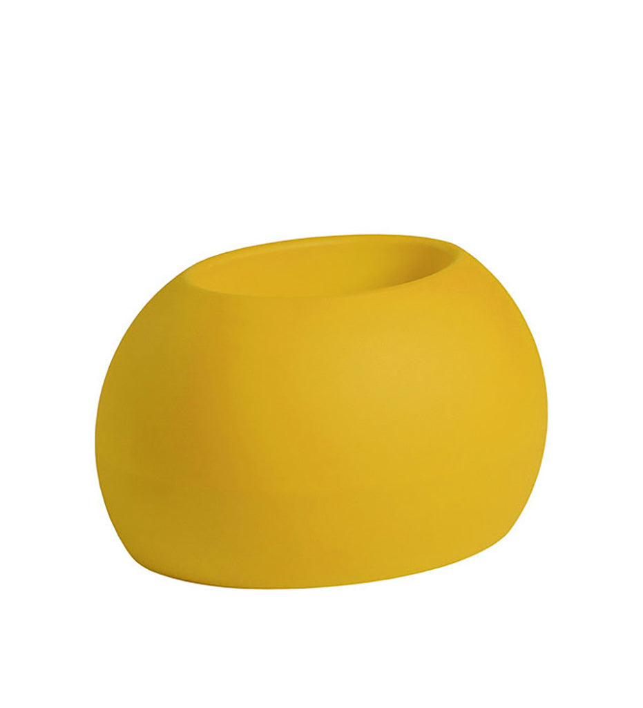 Slide Blos Pot - Saffron Yellow