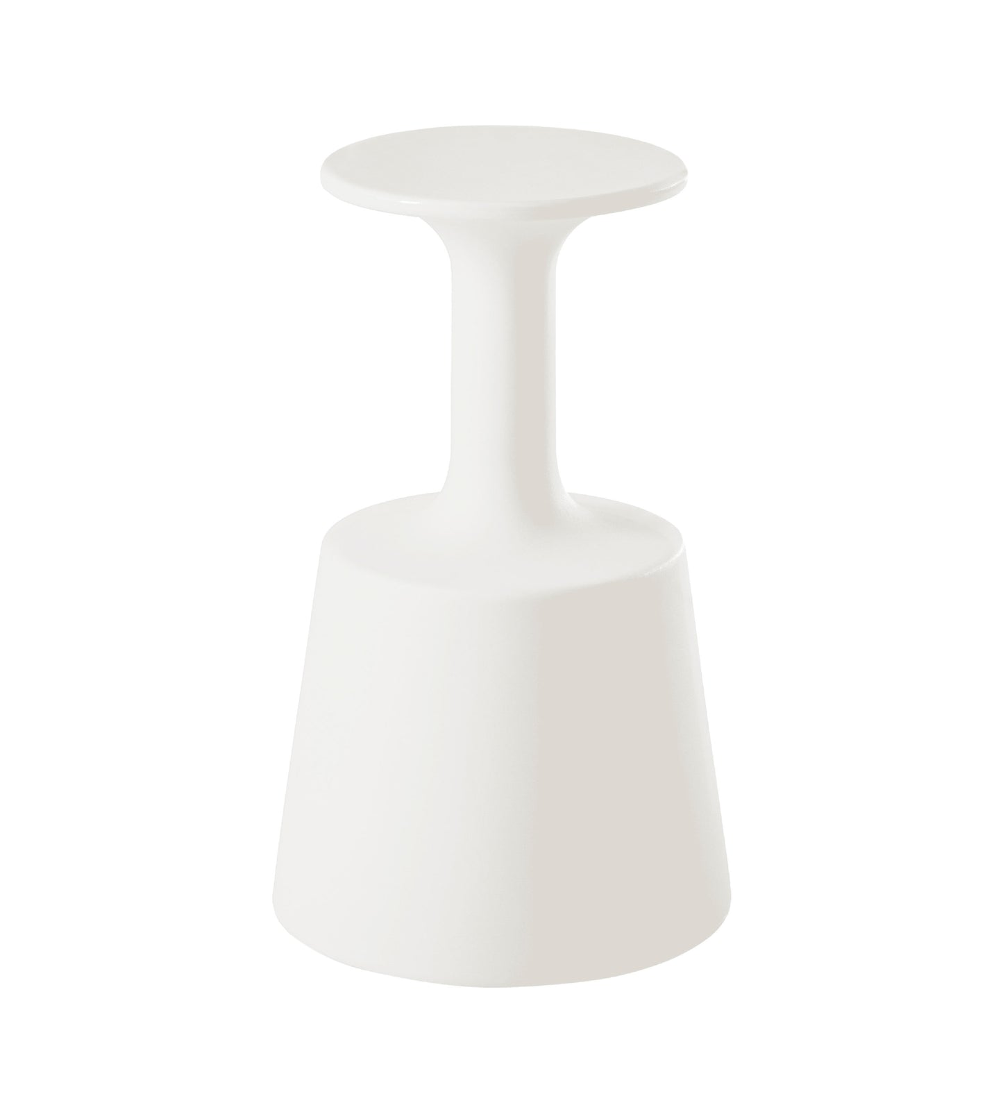 Slide Drink Bar Stool - Milky White