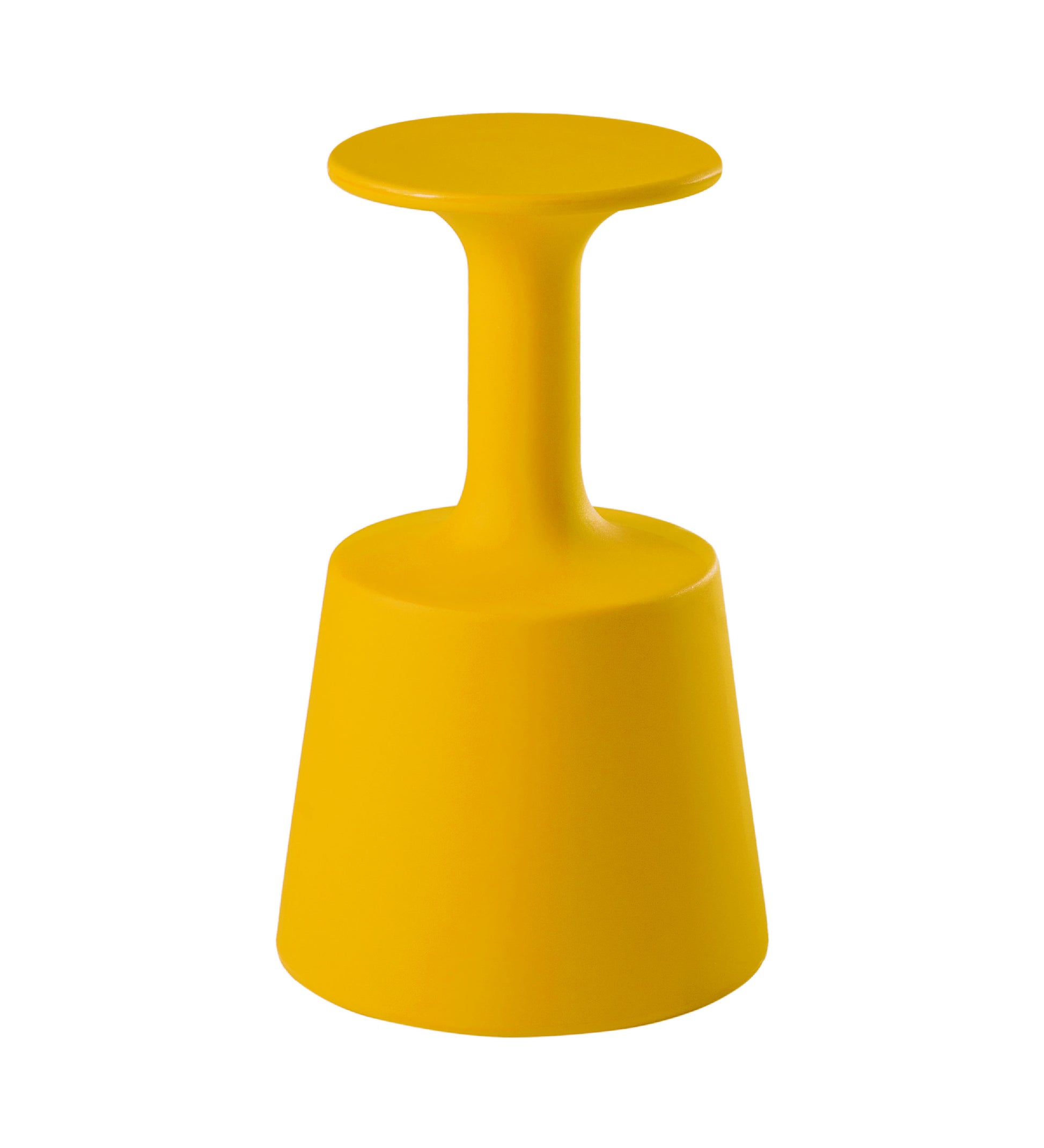 Slide Drink Bar Stool - Saffron Yellow