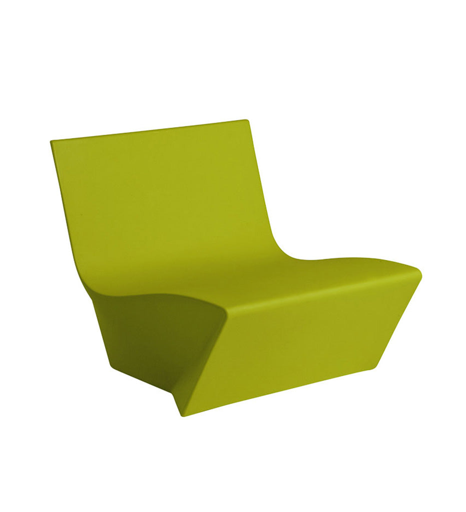 Slide Kami Ichi Armless Chair - Lime Green