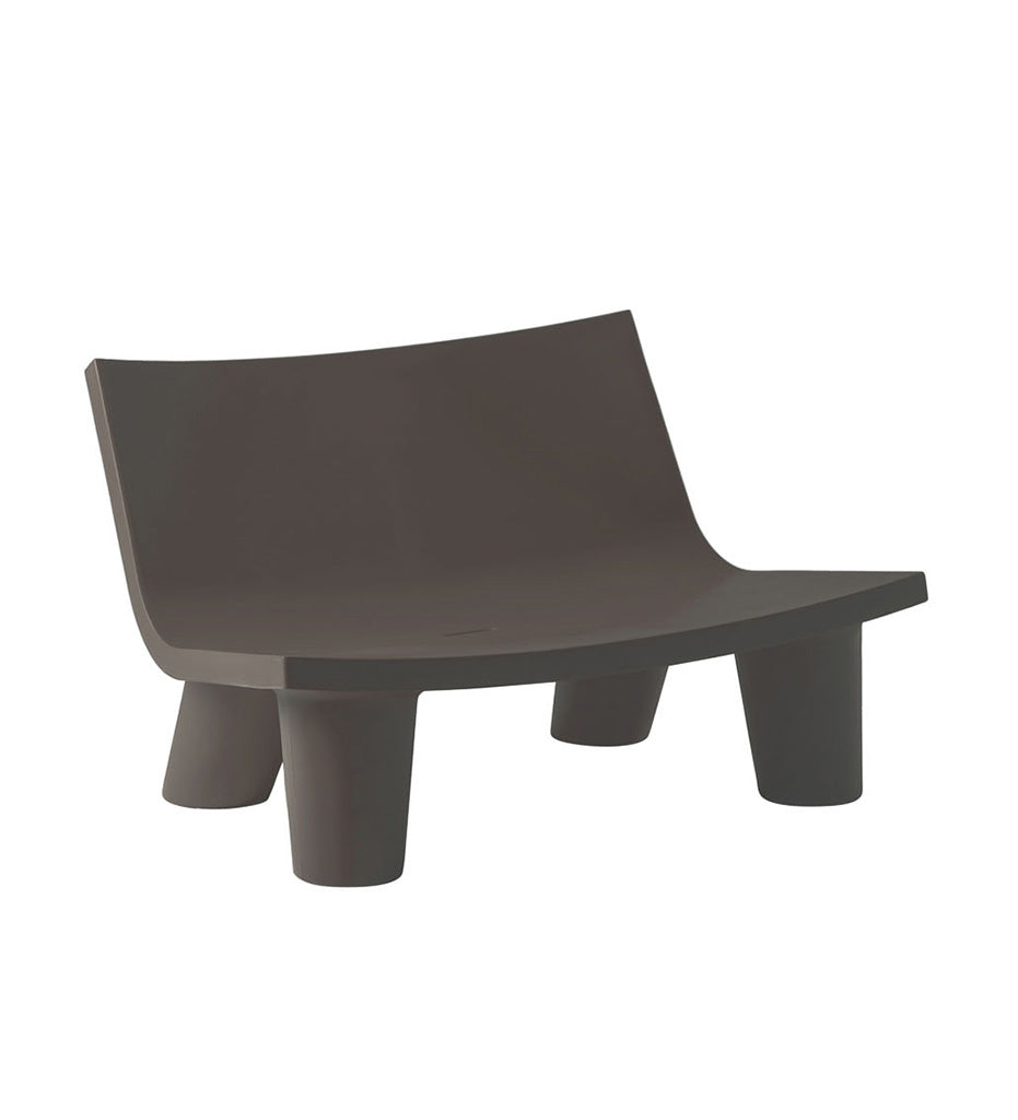 Slide Low Lita Loveseat - Chocolate Brown