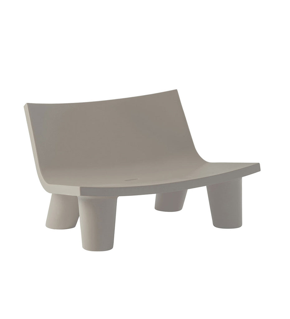 Slide Low Lita Loveseat - Dove Grey