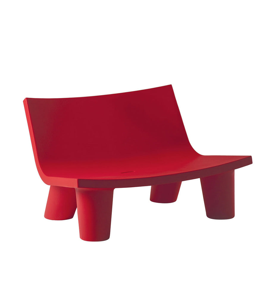 Slide Low Lita Loveseat - Flame Red