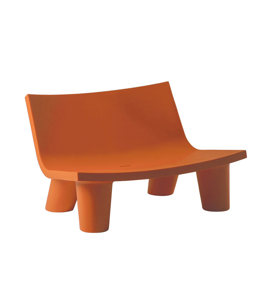 Slide Low Lita Loveseat - Pumpkin Orange