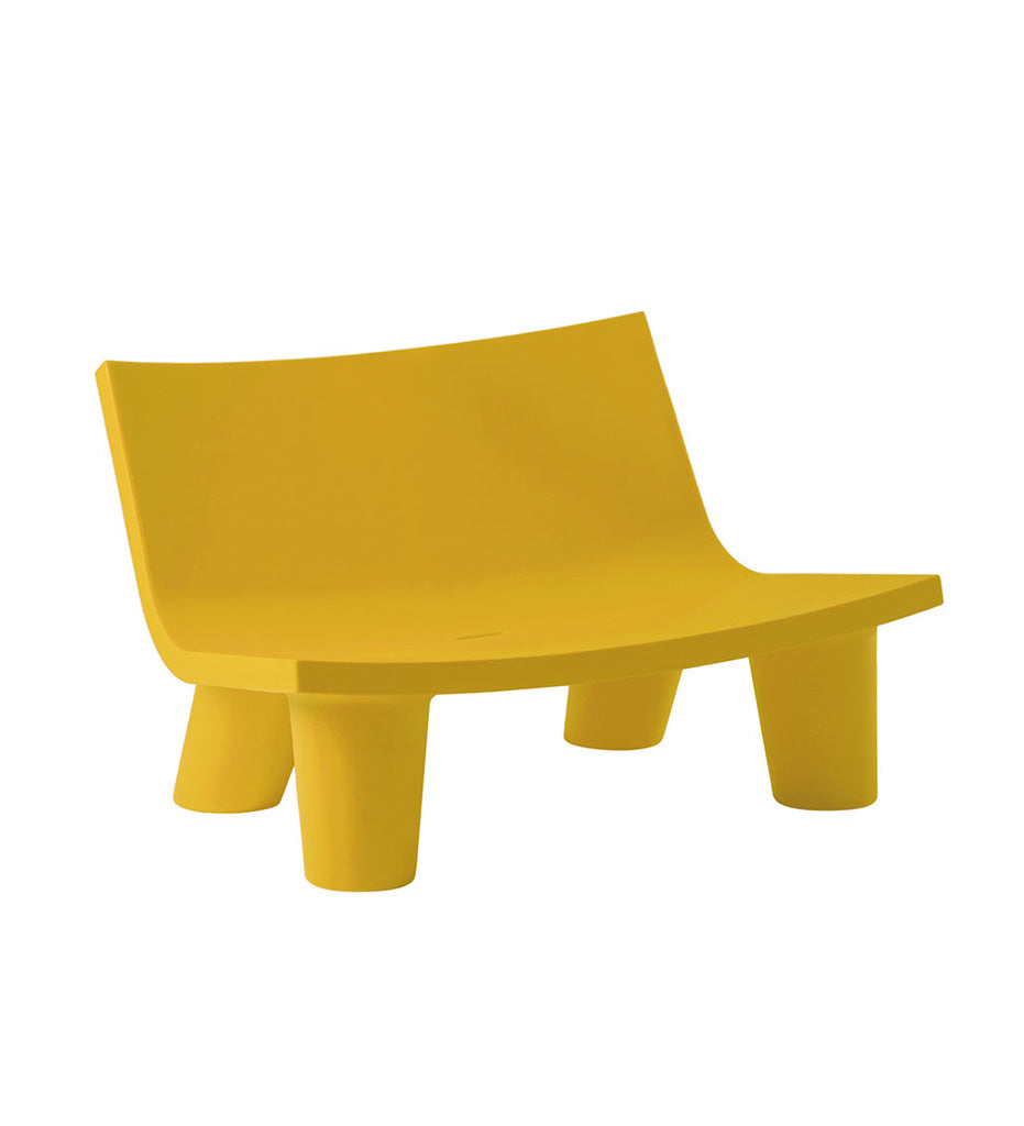 Slide Low Lita Loveseat - Saffron Yellow