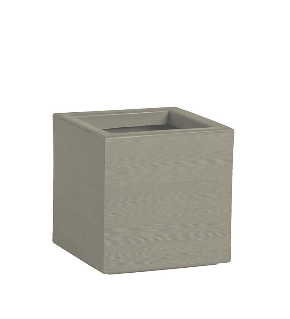 Slide Quadra Planter - Square Dove Grey