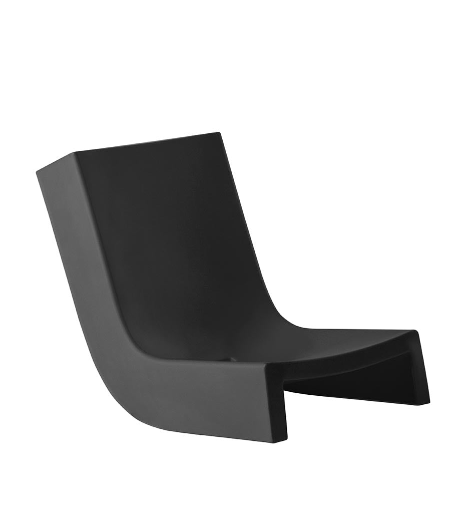 Slide Twist Rocking Lounge Chair - Jet Black