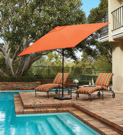 8' x 10' Auto Tilt Rectangle Umbrella