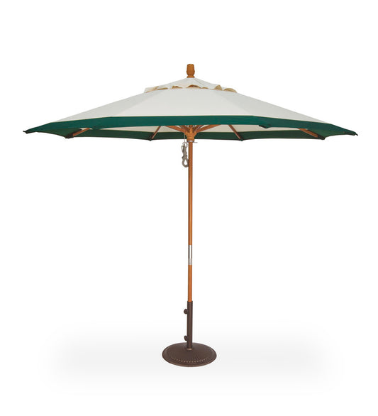 9' Quad Pulley Lift Round Umbrella