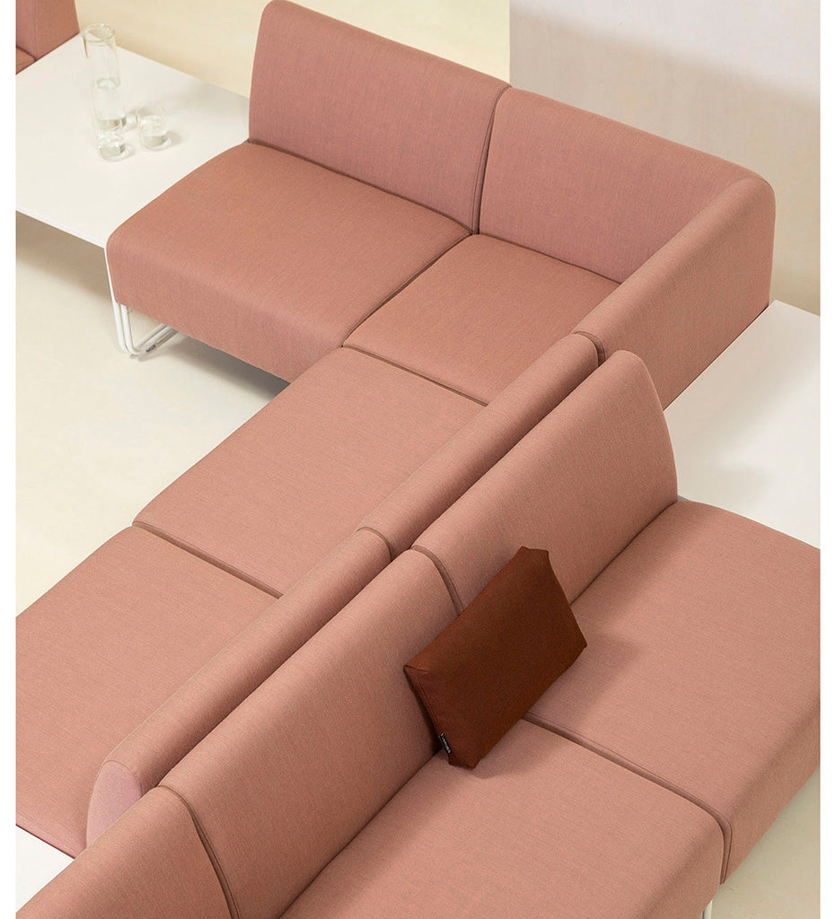 lifestyle, Verges Design Dula 2-Seater Right Module - Wood Armrests