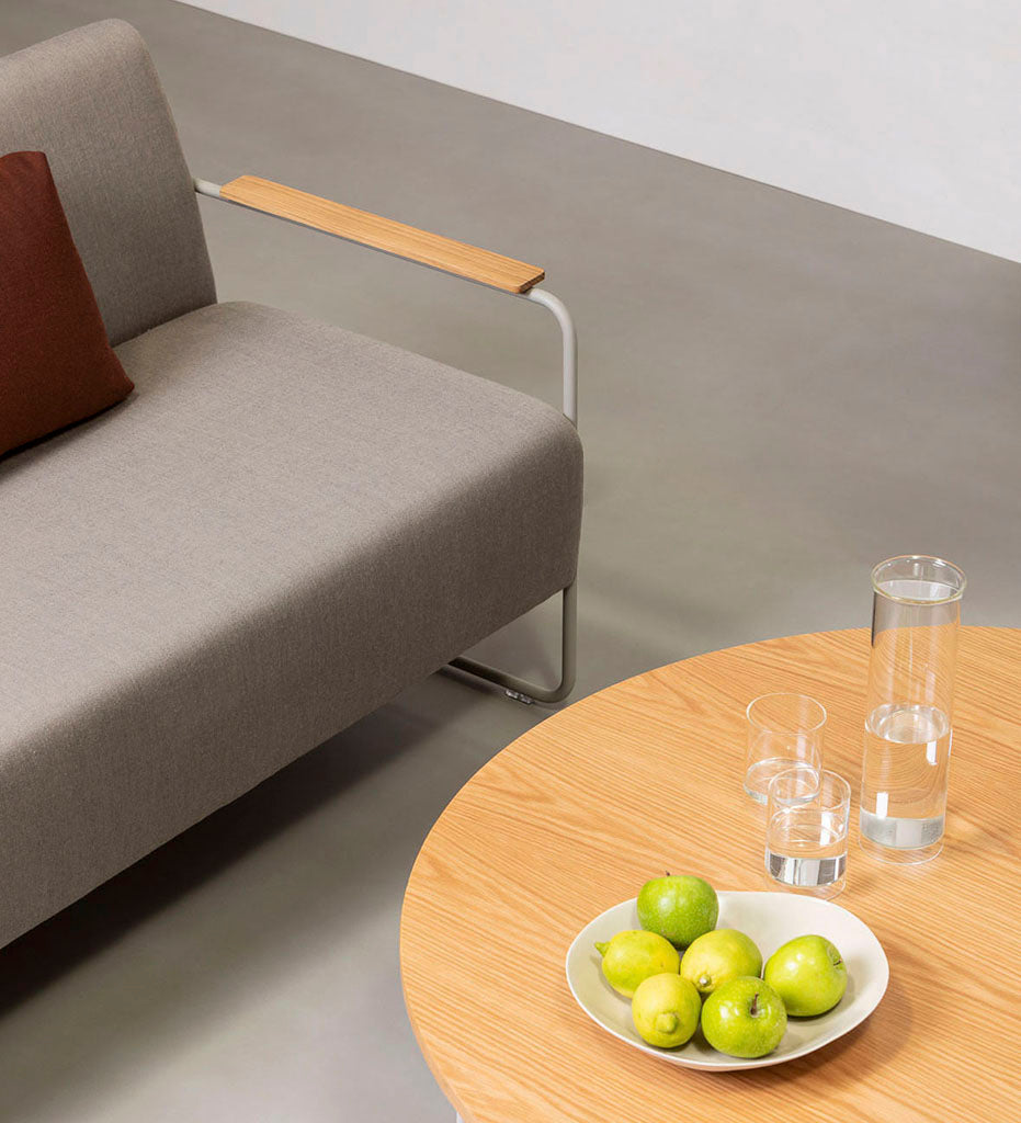 lifestyle, Verges Design Dula Love Seat - Wood Armrests