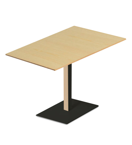 Sandwich Rectangular Dinoing Table Base - Veneered -