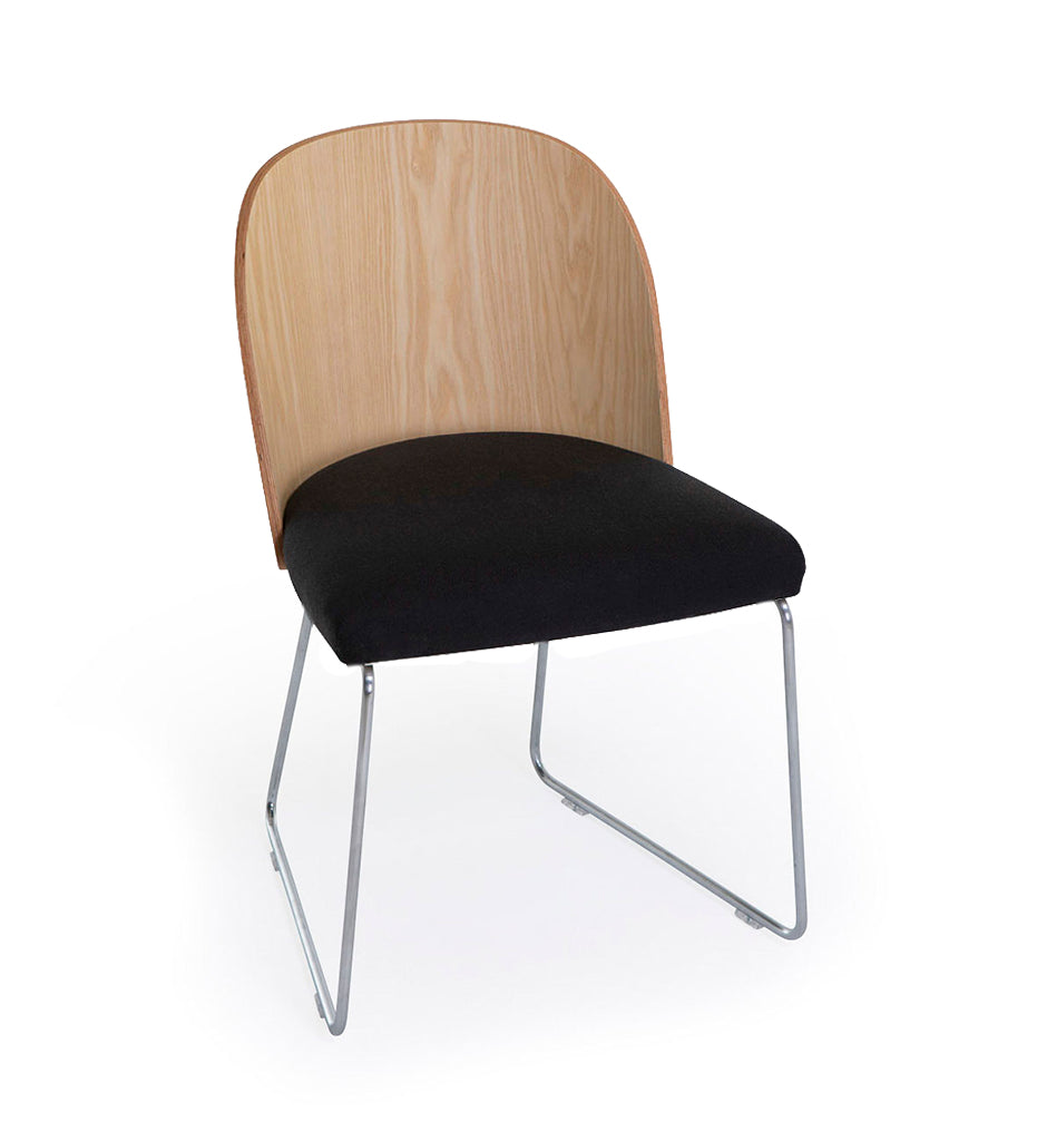 Verges Design Cistell Slim Chair - Sled Base -