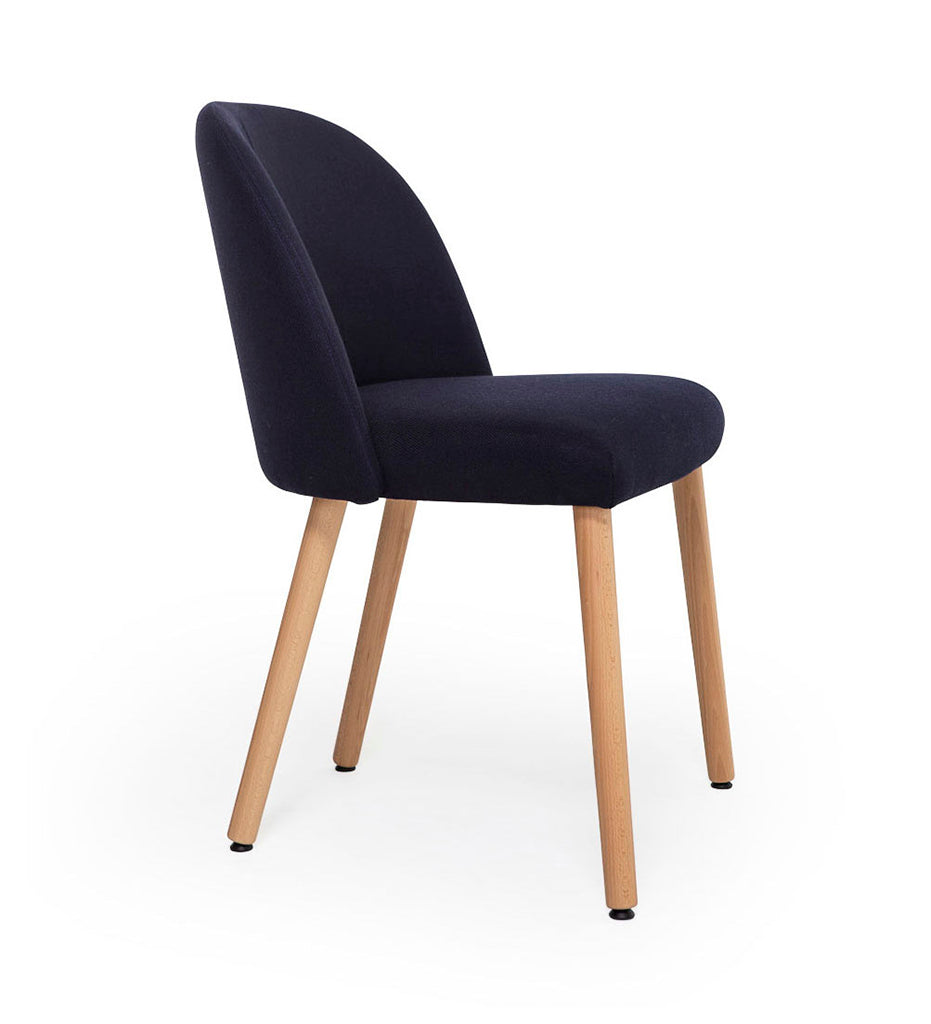 Verges Design Cistell Slim Chair - Wood Legs - Fully Upholstered