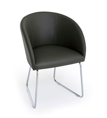 Verges Design Cistell Original Arm Chair - Sled Base - Fully Upholstered