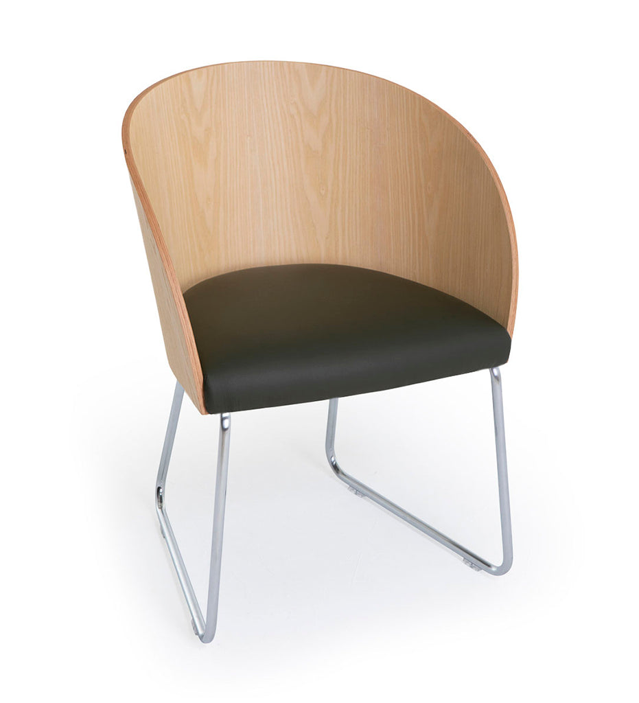 Verges Design Cistell Original Arm Chair - Sled Base -