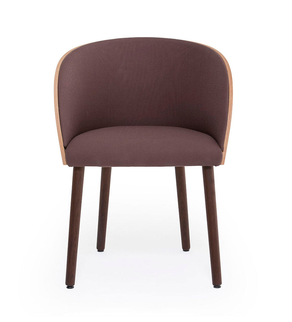 Verges Design Cistell Original Arm Chair - Wood Legs - Upholstered Inner Back -