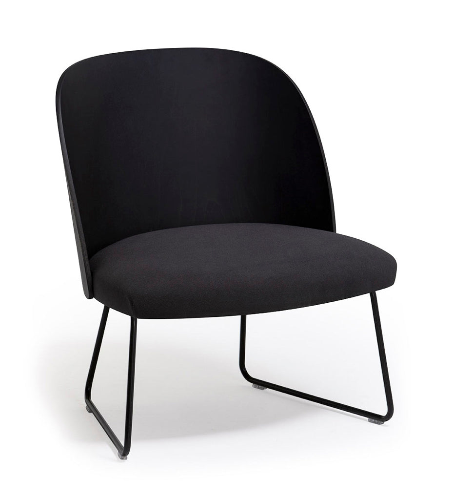 Verges Design Cistell Slim Lounge Chair - Sled Base -