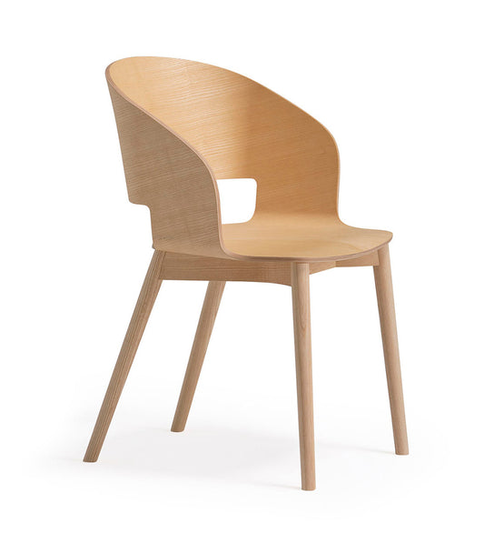 Goose Model A Ash Chair - Wooden Legs