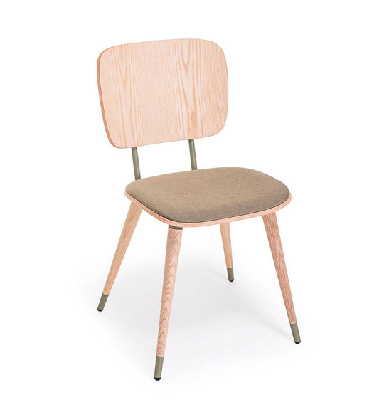 ABC Chair - Wood Legs - Upholstered Seat