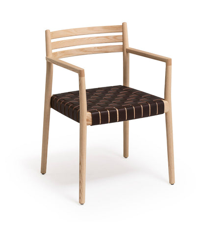 Verges Design Bogart Arm Chair - Woven Cord Seat -
