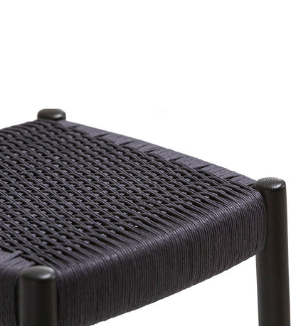 Verges Design Bogart Backless Bar Stool - Braided Paper Seat -