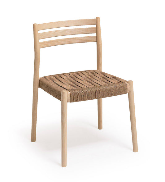 Verges Design Bogart Chair - Braided Paper Seat -