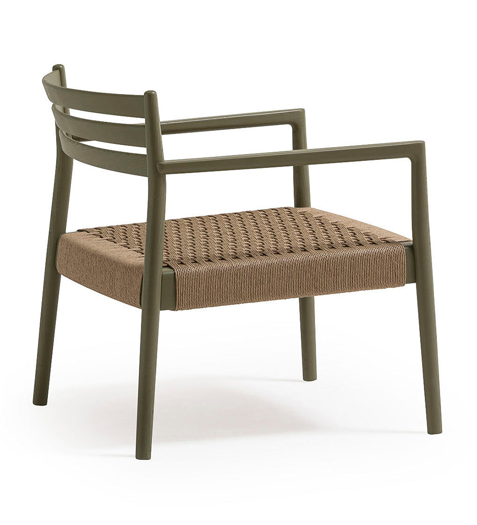 Verges Design Bogart Lounge Chair - Braided Paper Seat -