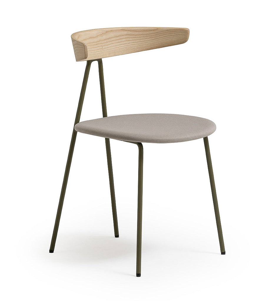 Verges Design Compass Chair - Metal Legs & Upholstered Seat