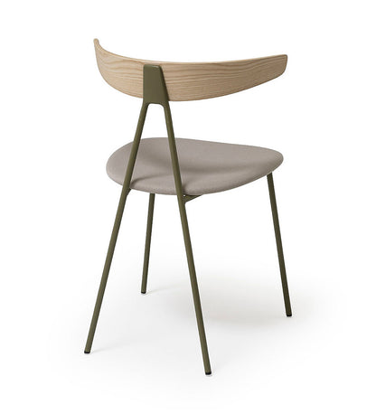 Verges Design Compass Chair - Metal Legs & Upholstered Seat