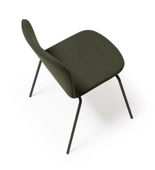 Verges Design Ona Chair - Metallic Legs - Fully Upholstered -