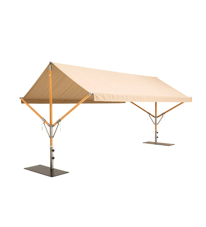 Papillon Dual Post Shade Structure - Eucalyptus -