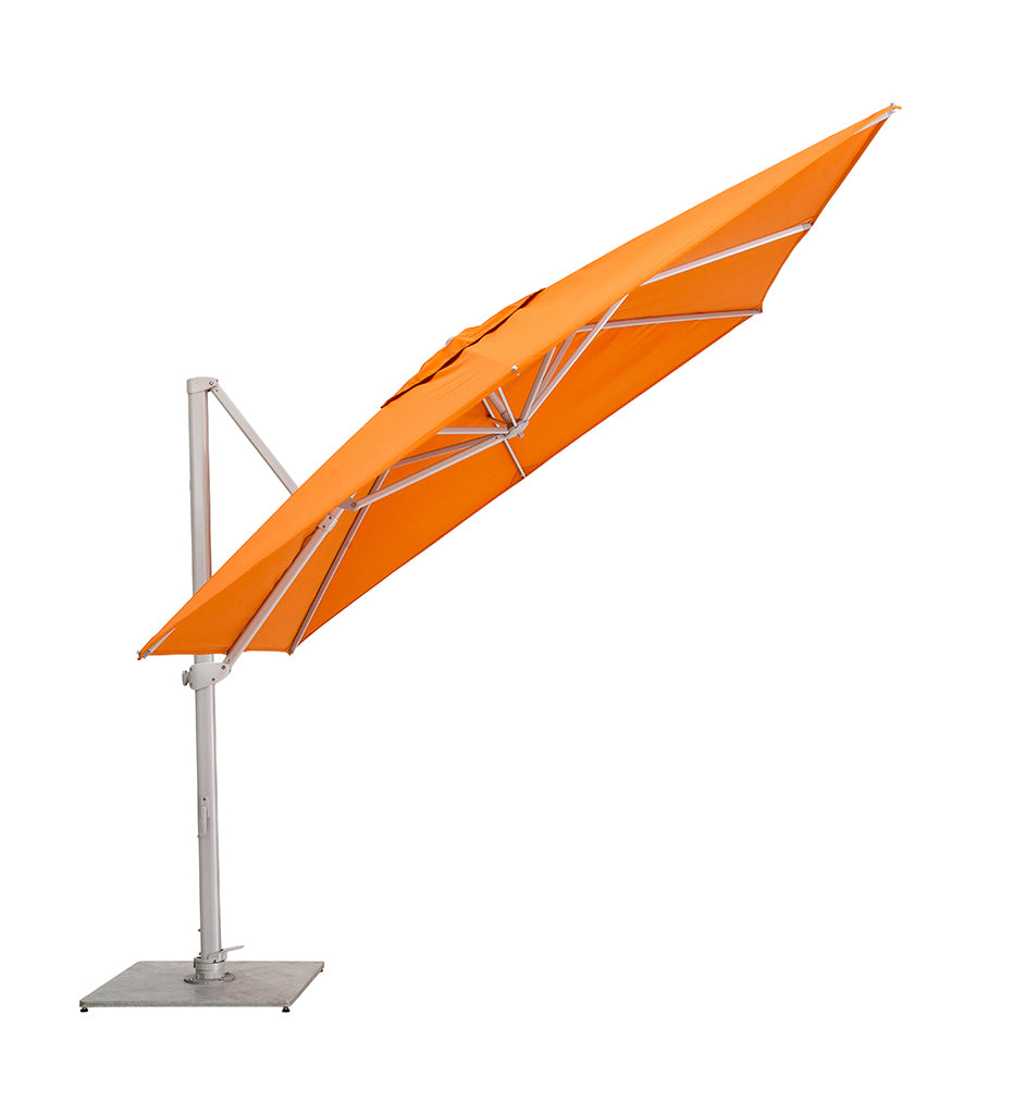 10' Pavone Square Cantilever Umbrella - Handwheel -